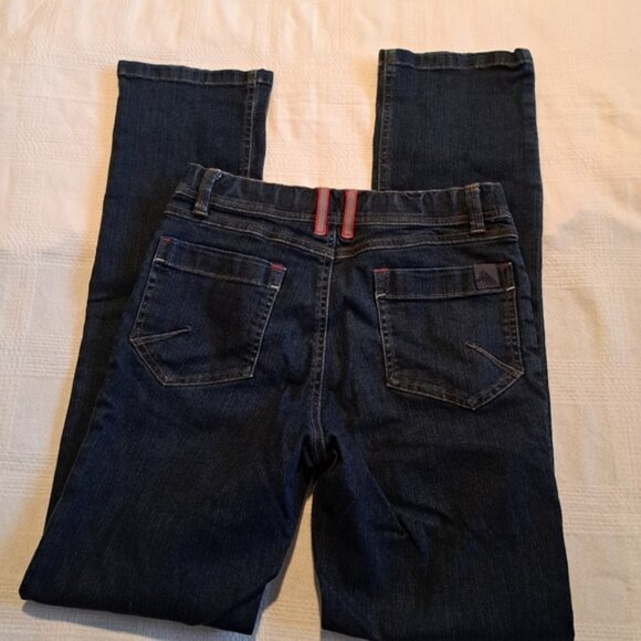 L.L. Bean boys size 14 darker wash jeans, adjustable waist, VGUC - Picture 4 of 8